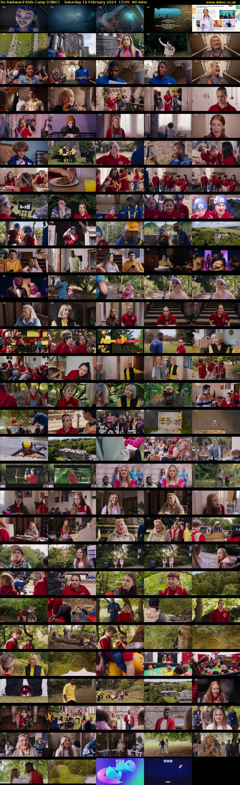 So Awkward Kids Camp (CBBC) Saturday 10 February 2024 17:05 - 18:25