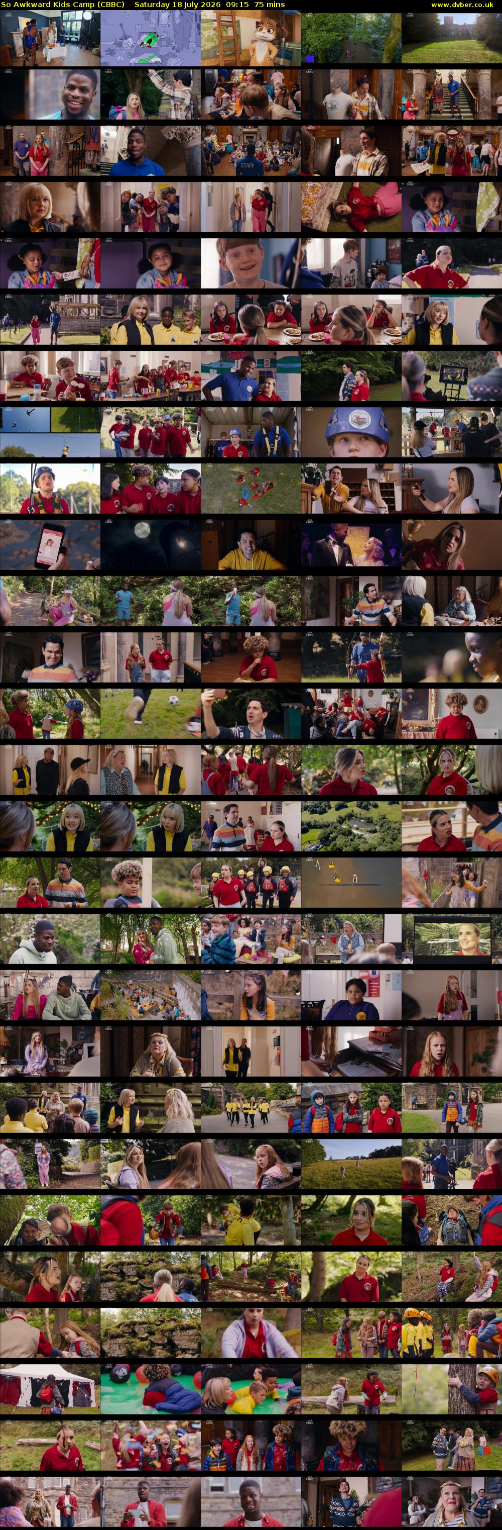So Awkward Kids Camp (CBBC) Saturday 18 July 2026 09:15 - 10:30