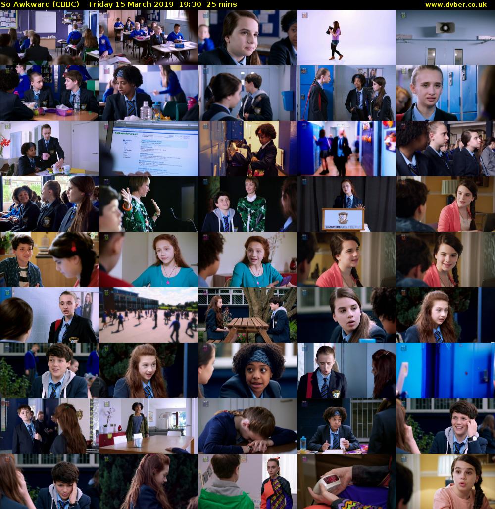 So Awkward (CBBC) Friday 15 March 2019 19:30 - 19:55
