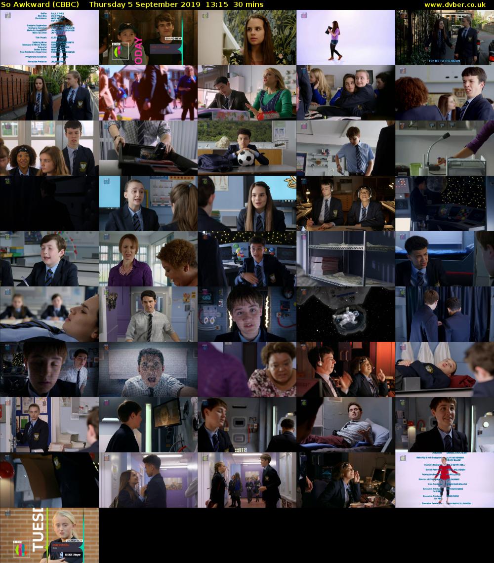So Awkward (CBBC) Thursday 5 September 2019 13:15 - 13:45