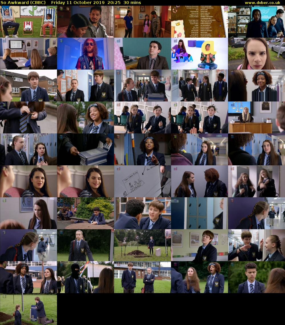 So Awkward (CBBC) Friday 11 October 2019 20:25 - 20:55