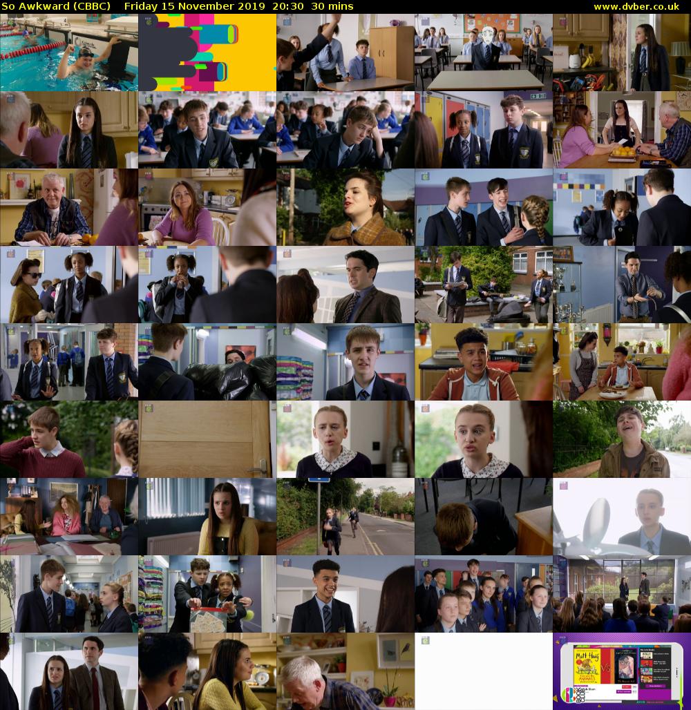 So Awkward (CBBC) Friday 15 November 2019 20:30 - 21:00