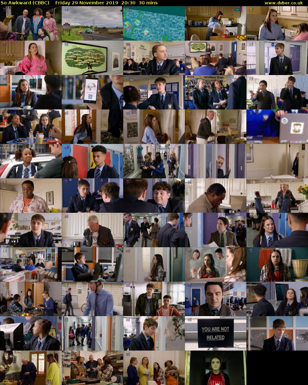 So Awkward (CBBC) Friday 29 November 2019 20:30 - 21:00