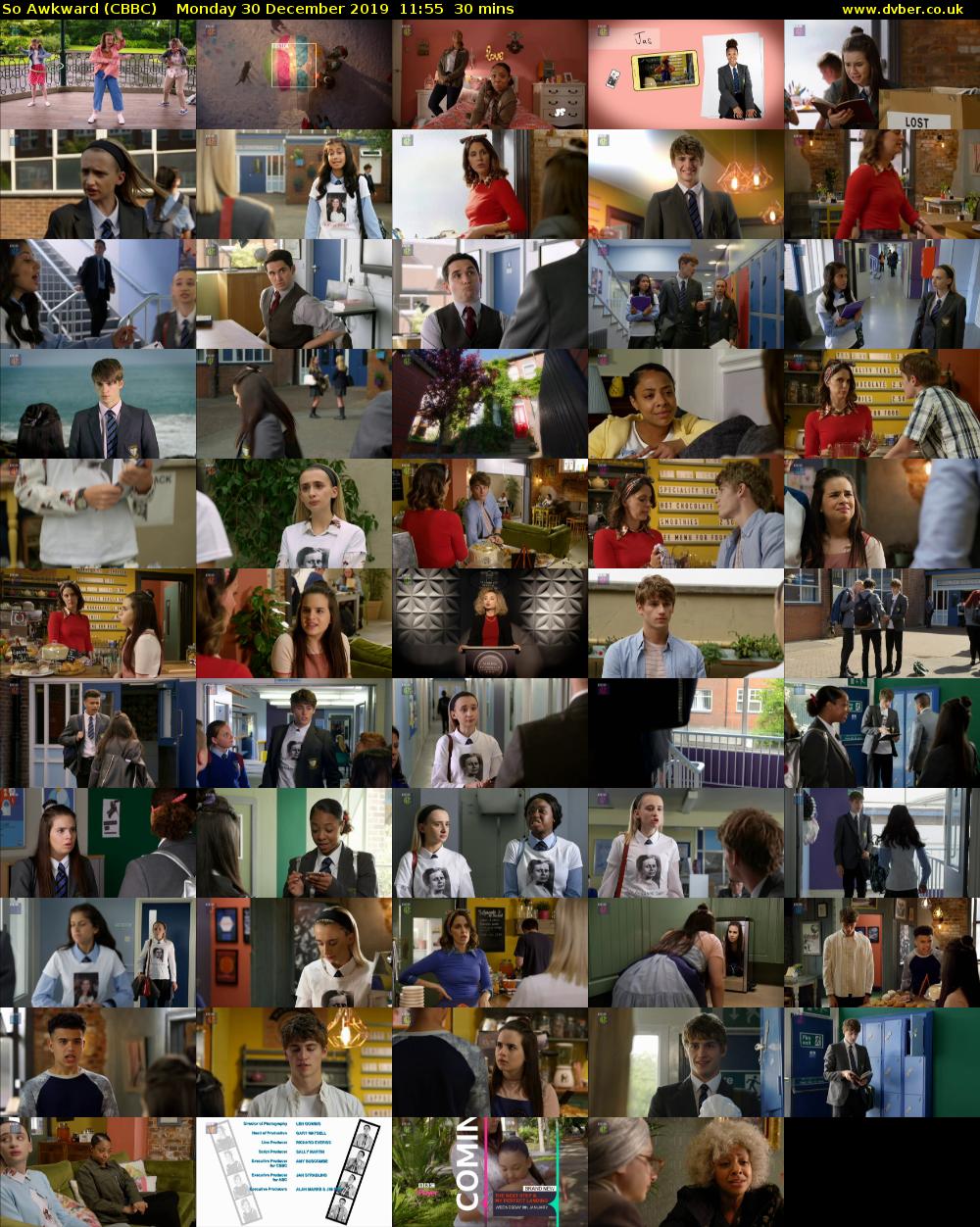So Awkward (CBBC) Monday 30 December 2019 11:55 - 12:25