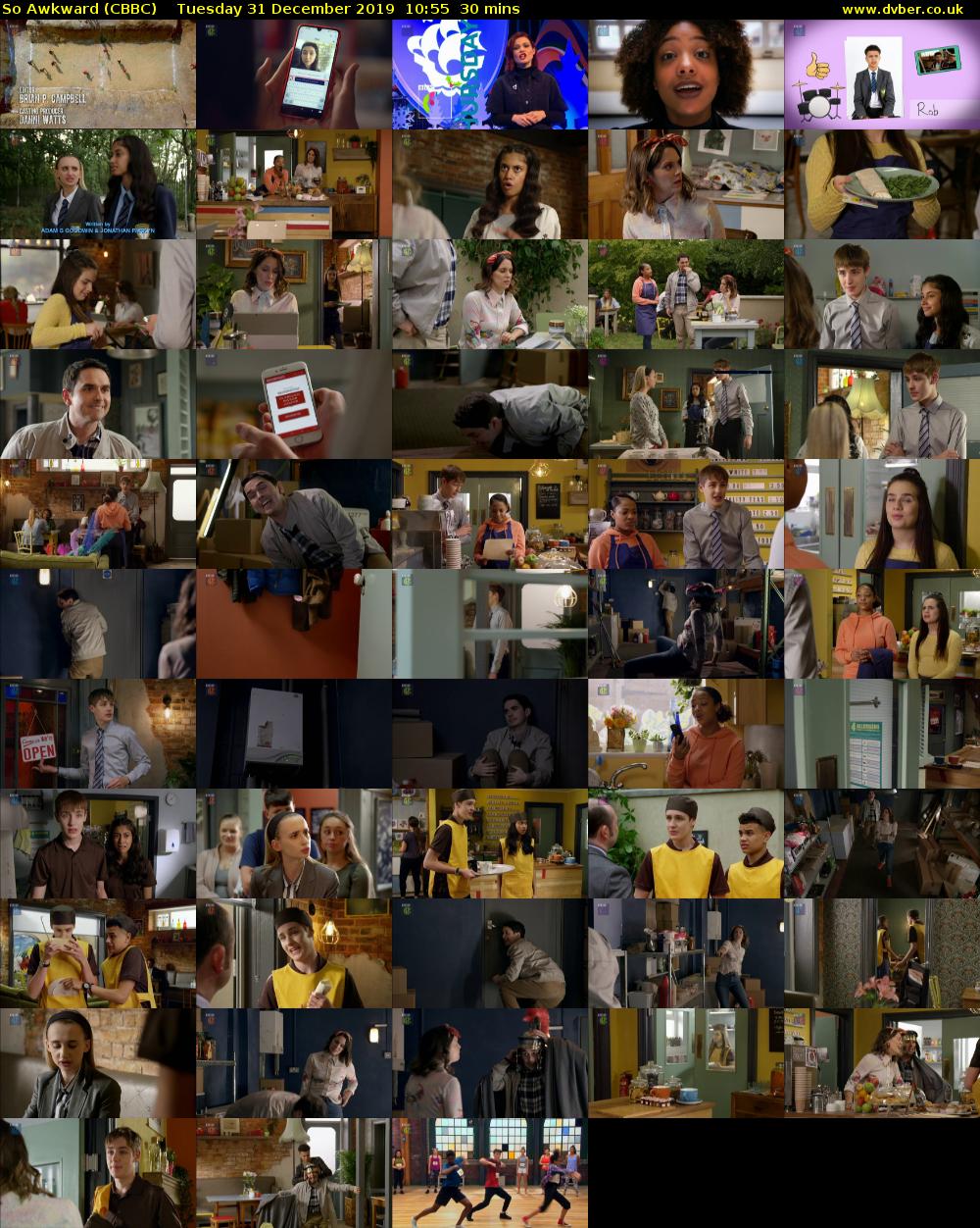 So Awkward (CBBC) Tuesday 31 December 2019 10:55 - 11:25