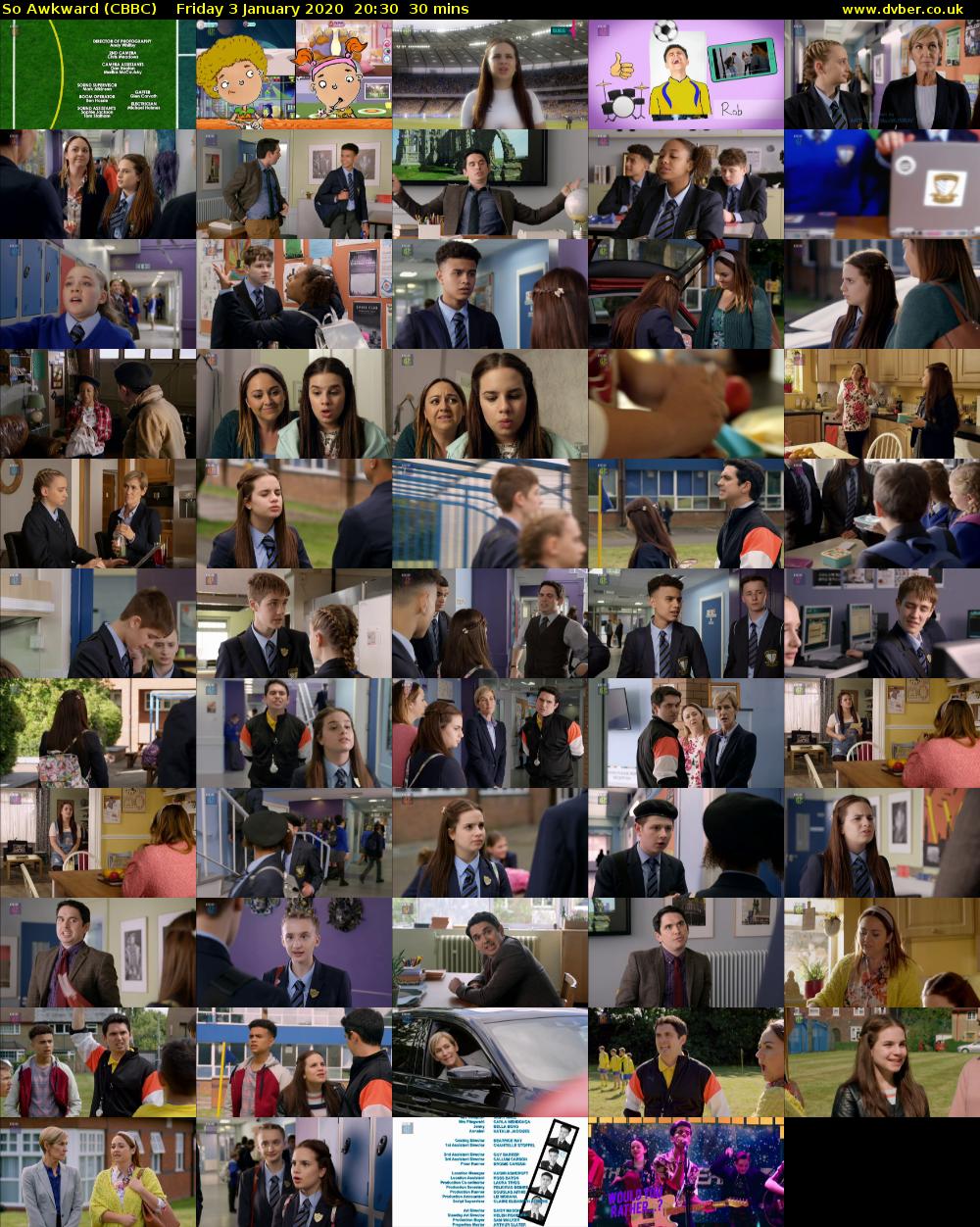 So Awkward (CBBC) Friday 3 January 2020 20:30 - 21:00