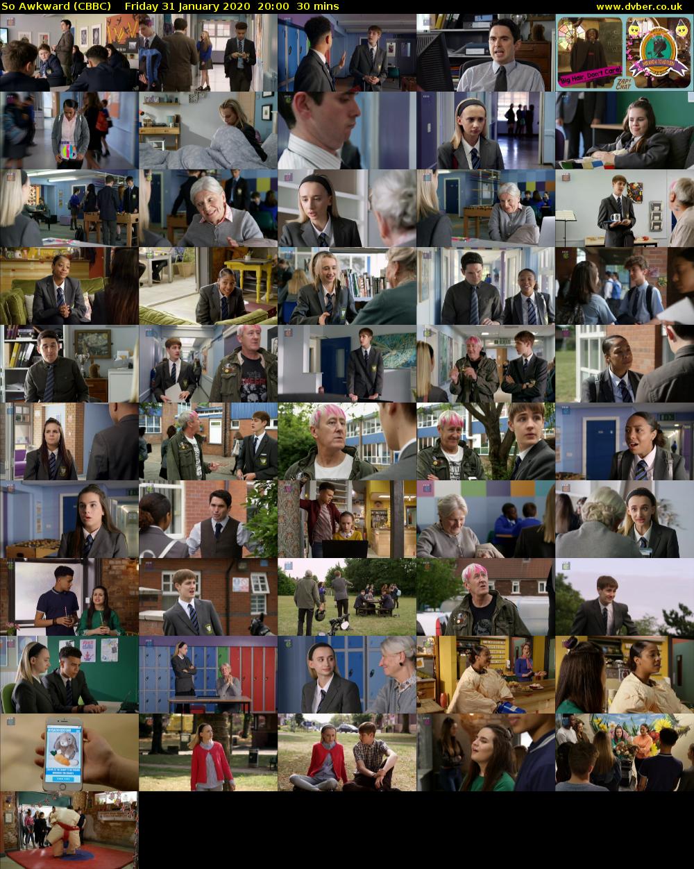 So Awkward (CBBC) Friday 31 January 2020 20:00 - 20:30