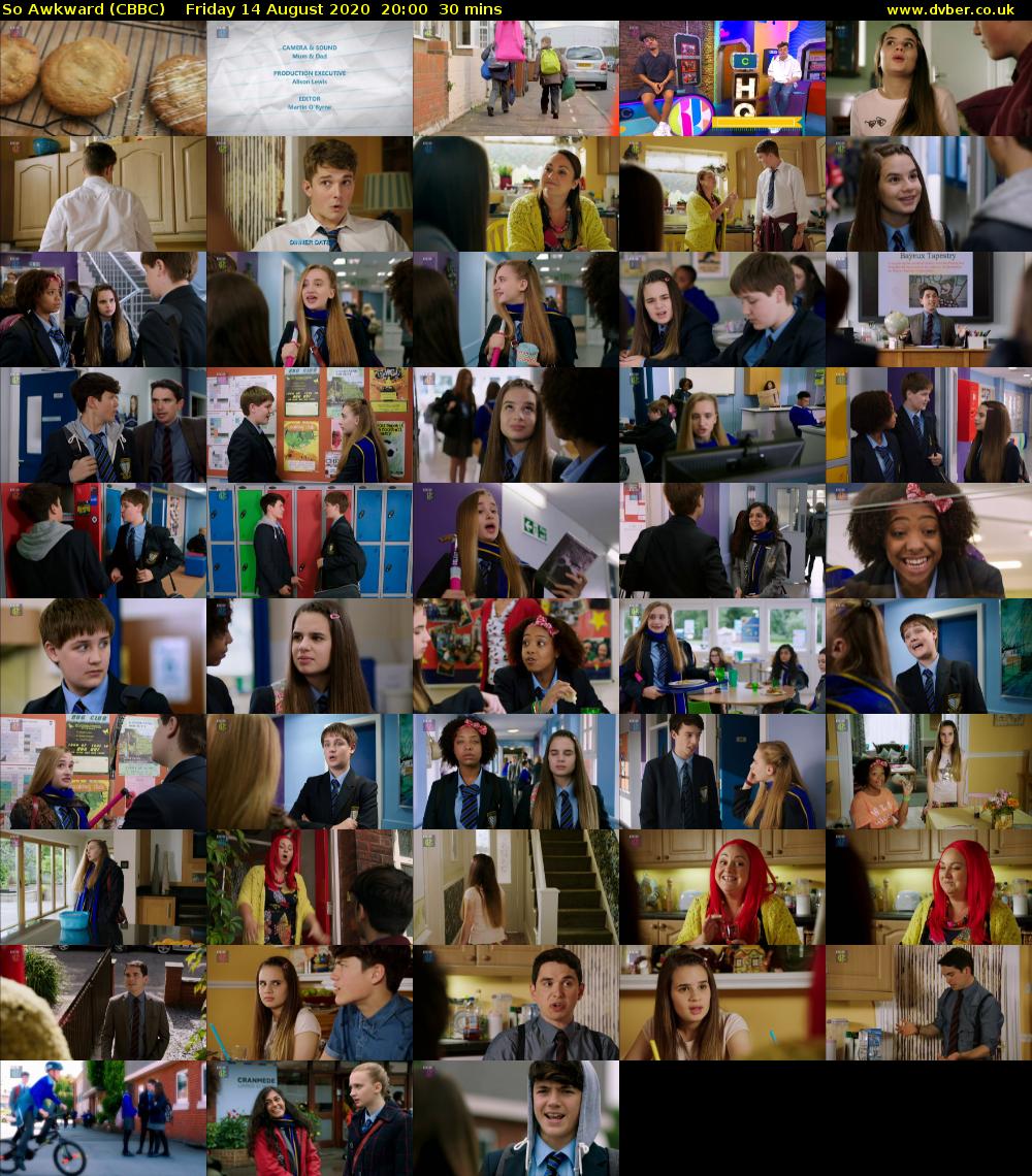 So Awkward (CBBC) Friday 14 August 2020 20:00 - 20:30