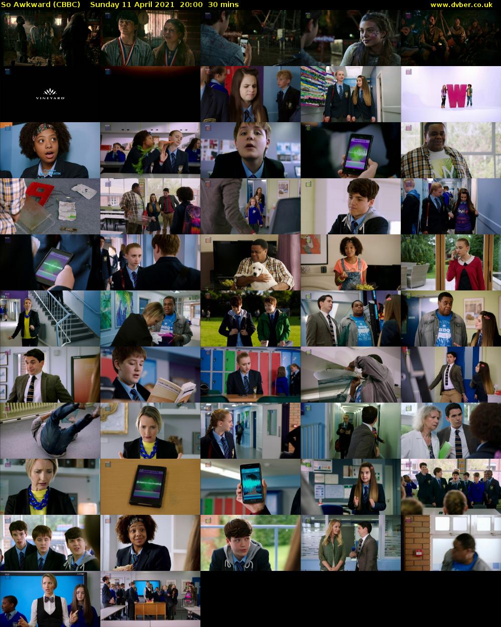 So Awkward (CBBC) Sunday 11 April 2021 20:00 - 20:30