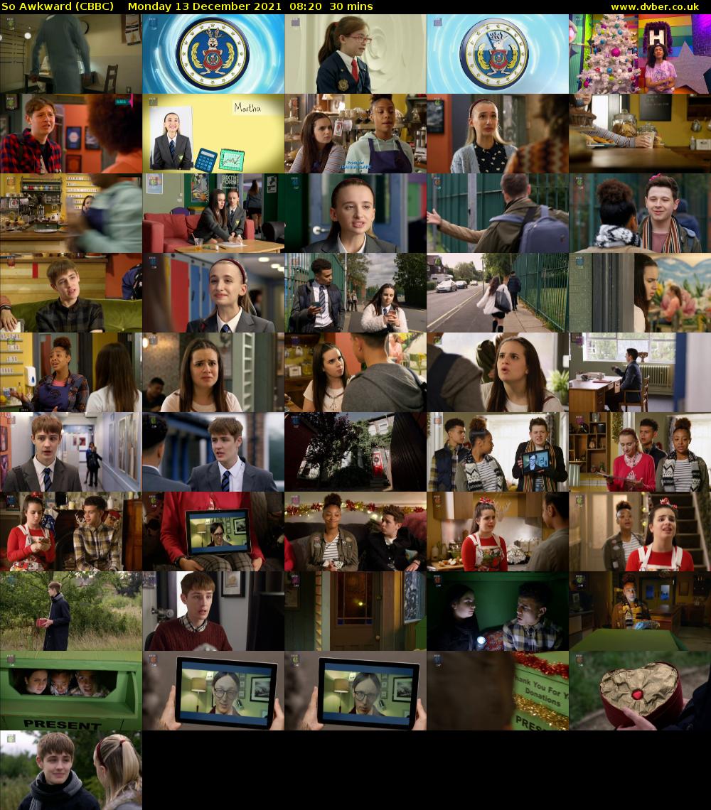 So Awkward (CBBC) Monday 13 December 2021 08:20 - 08:50