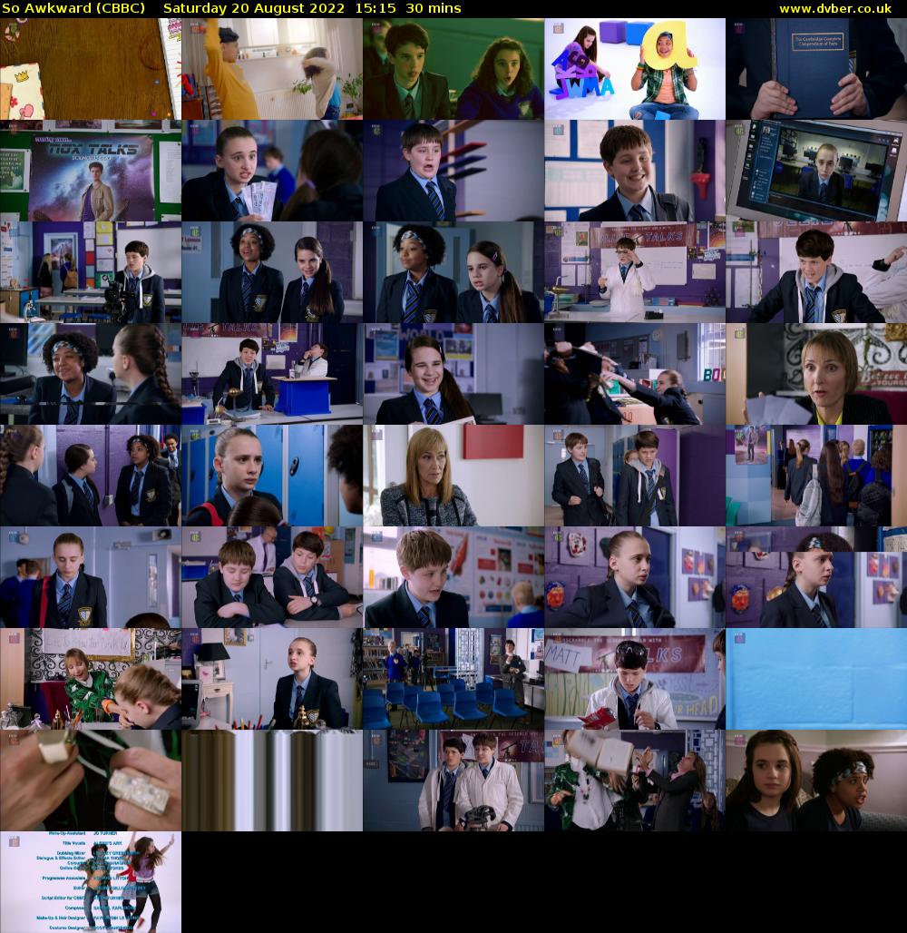 So Awkward (CBBC) Saturday 20 August 2022 15:15 - 15:45