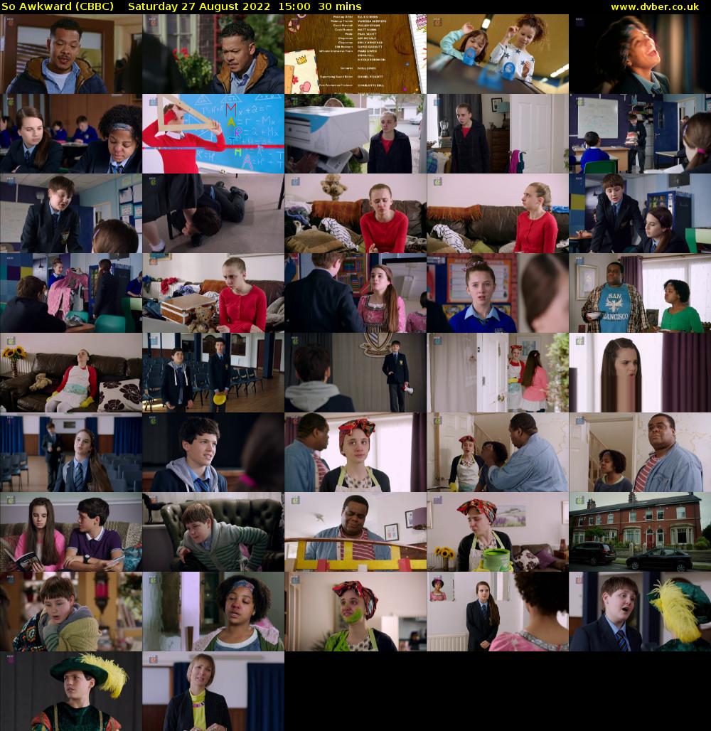 So Awkward (CBBC) Saturday 27 August 2022 15:00 - 15:30