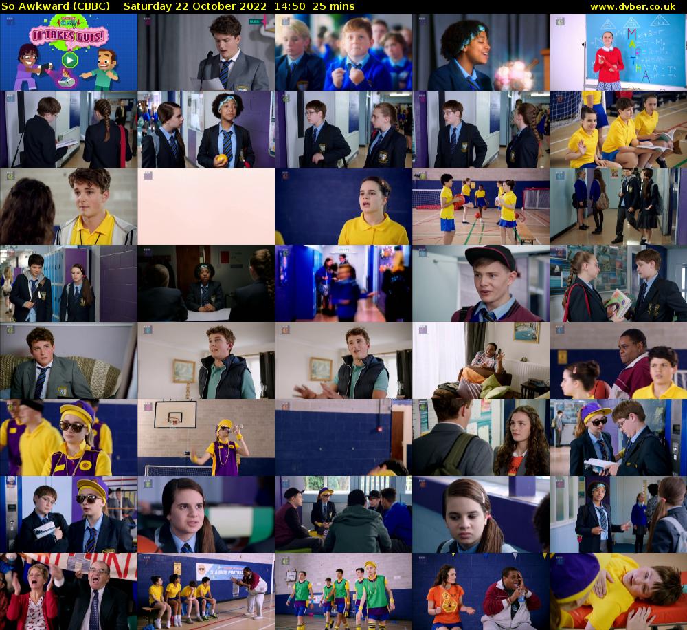 So Awkward (CBBC) Saturday 22 October 2022 14:50 - 15:15
