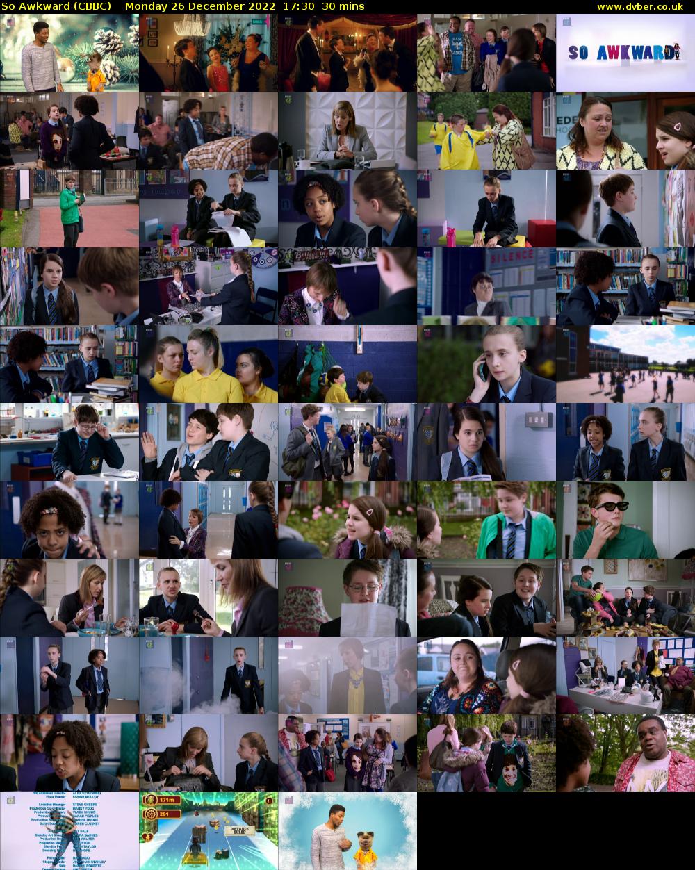 So Awkward (CBBC) Monday 26 December 2022 17:30 - 18:00