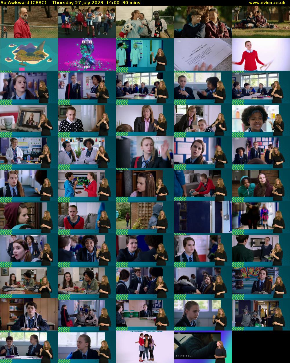 So Awkward (CBBC) Thursday 27 July 2023 14:00 - 14:30