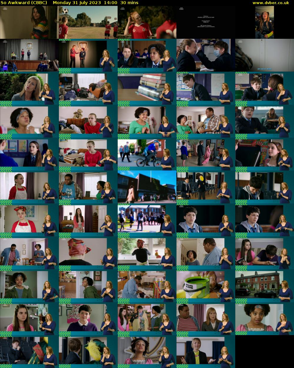 So Awkward (CBBC) Monday 31 July 2023 14:00 - 14:30