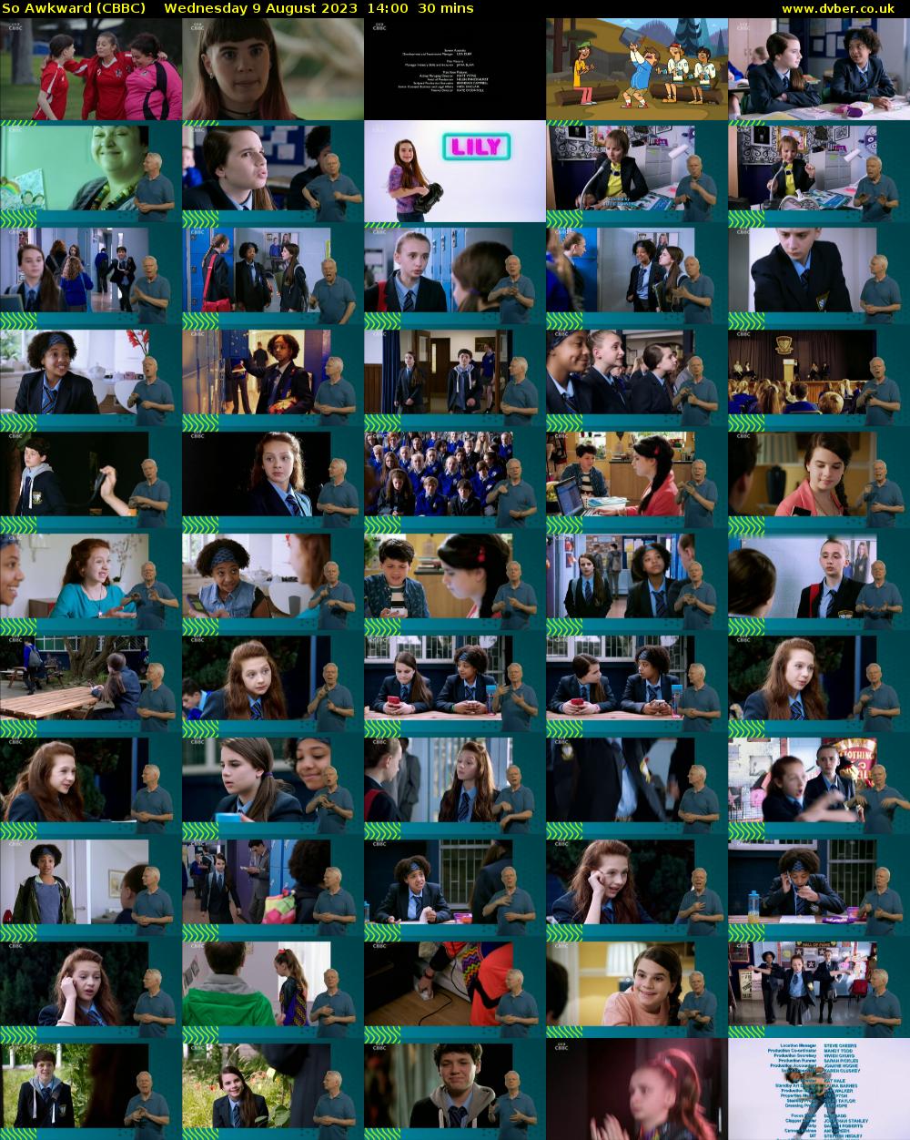 So Awkward (CBBC) Wednesday 9 August 2023 14:00 - 14:30