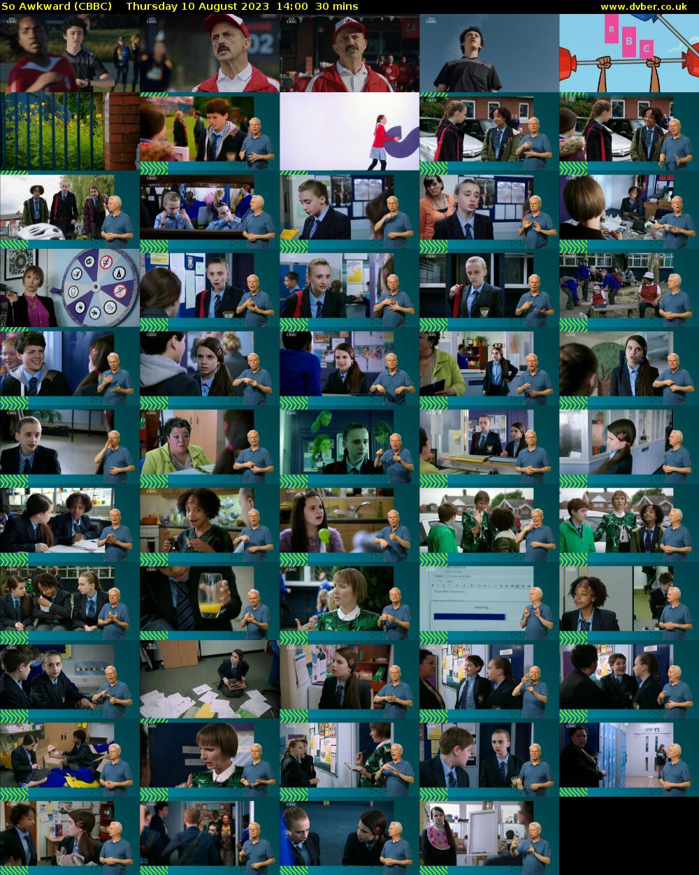 So Awkward (CBBC) Thursday 10 August 2023 14:00 - 14:30