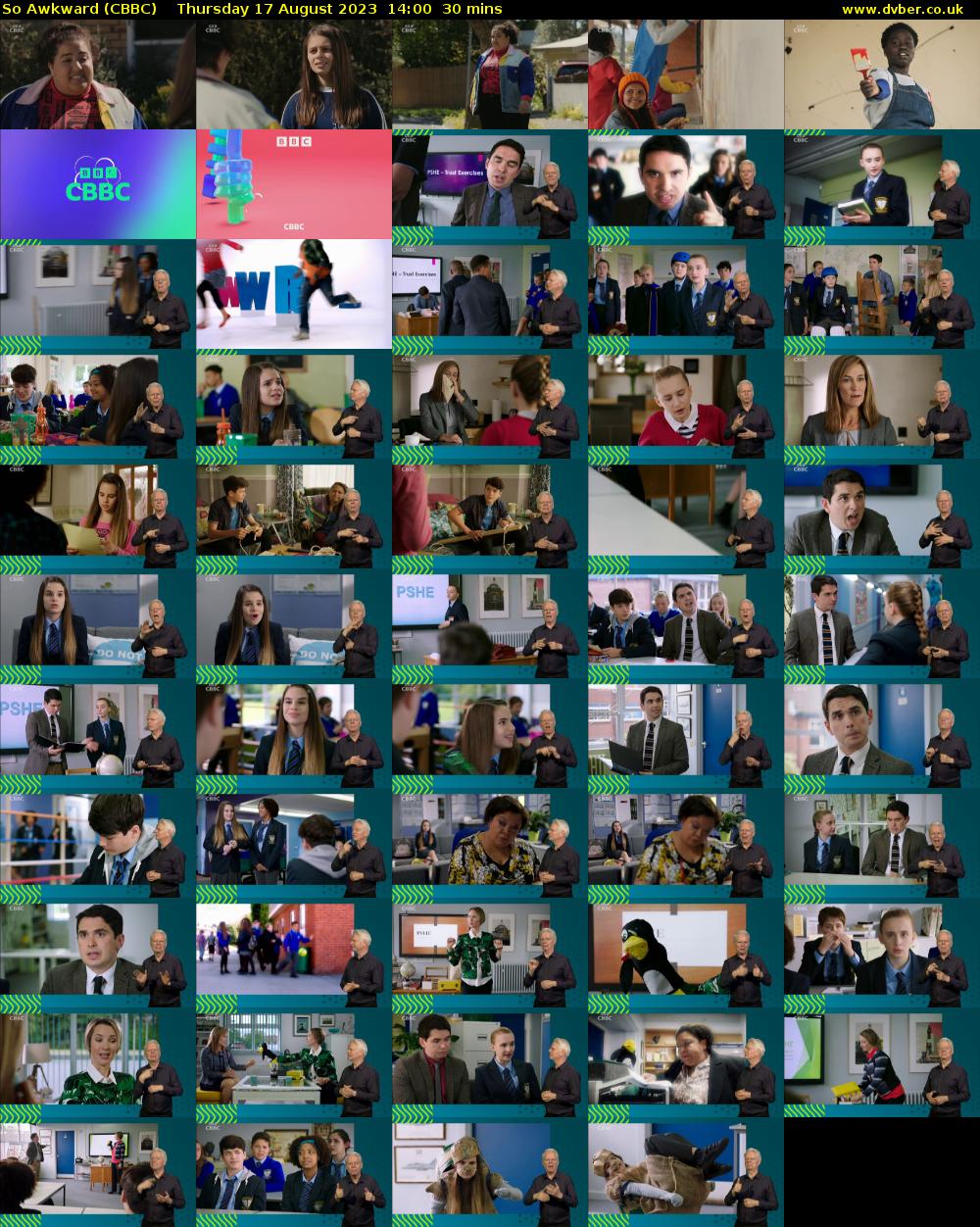 So Awkward (CBBC) Thursday 17 August 2023 14:00 - 14:30