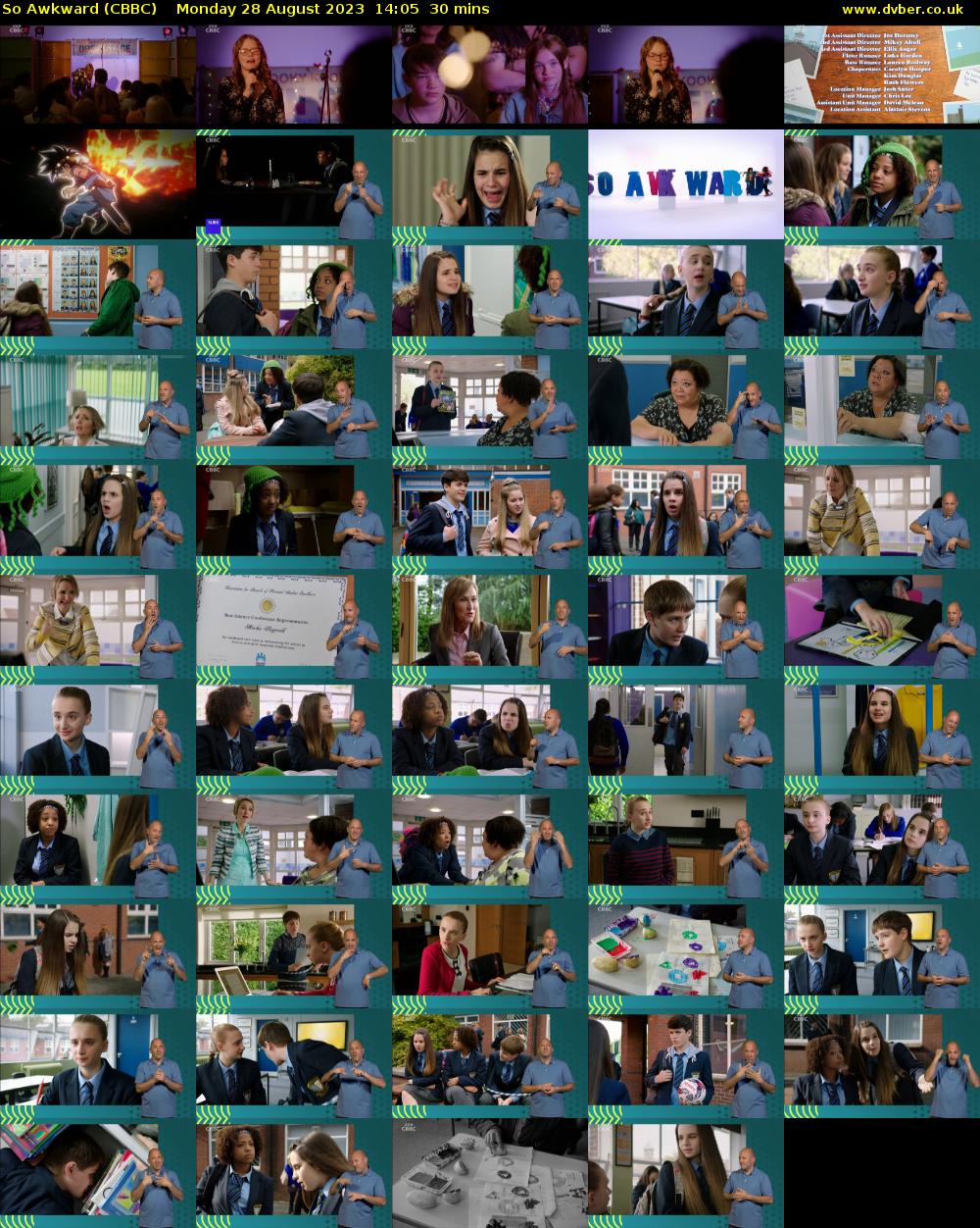 So Awkward (CBBC) Monday 28 August 2023 14:05 - 14:35