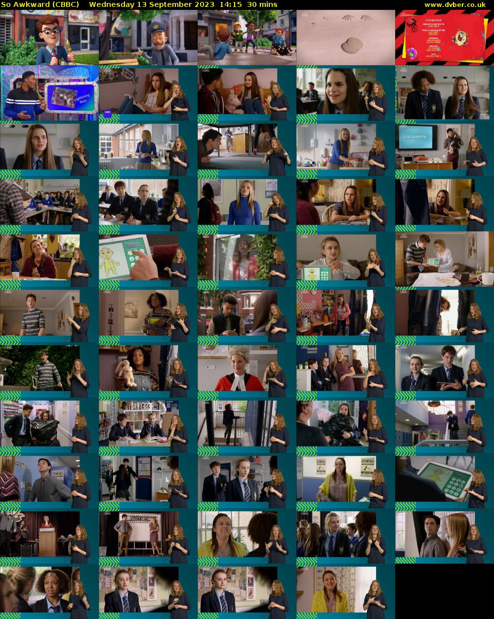 So Awkward (CBBC) Wednesday 13 September 2023 14:15 - 14:45