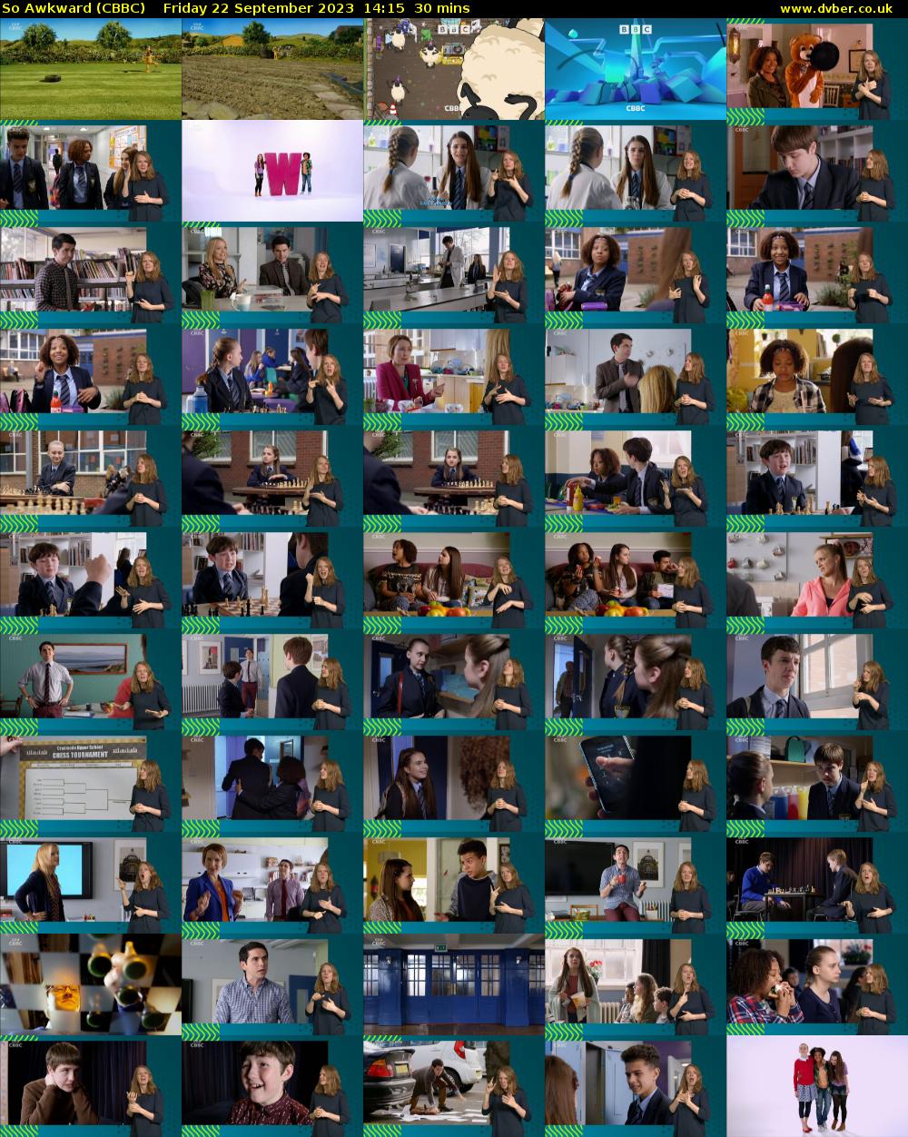 So Awkward (CBBC) Friday 22 September 2023 14:15 - 14:45