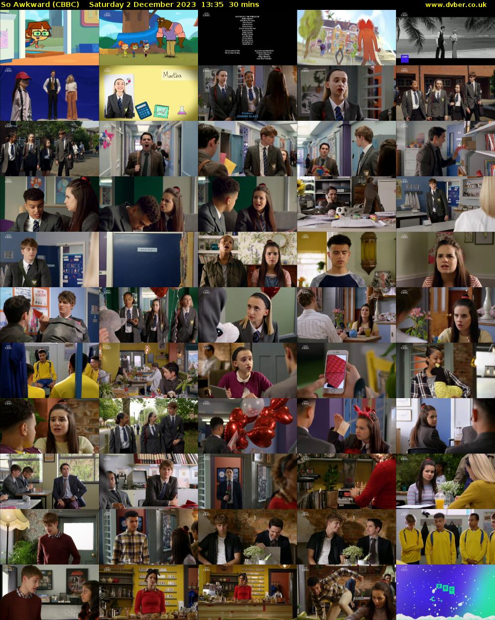 So Awkward (CBBC) Saturday 2 December 2023 13:35 - 14:05