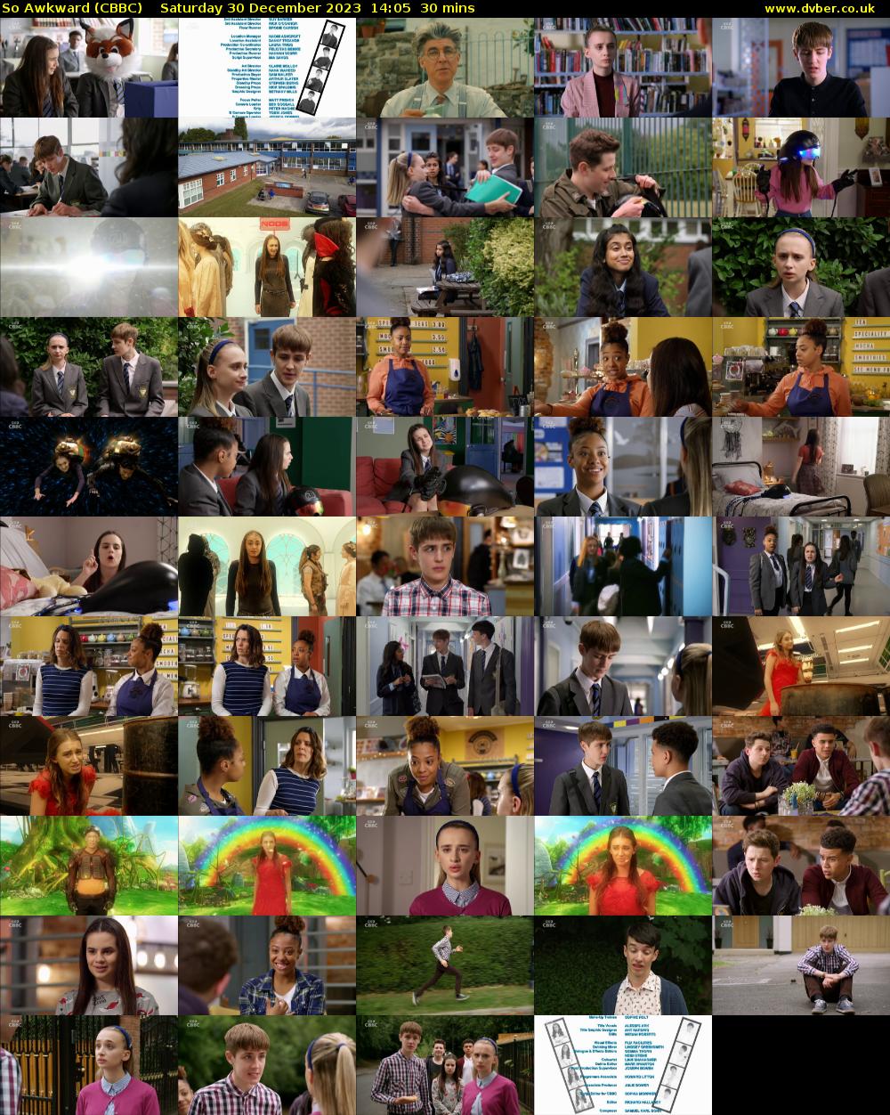 So Awkward (CBBC) Saturday 30 December 2023 14:05 - 14:35