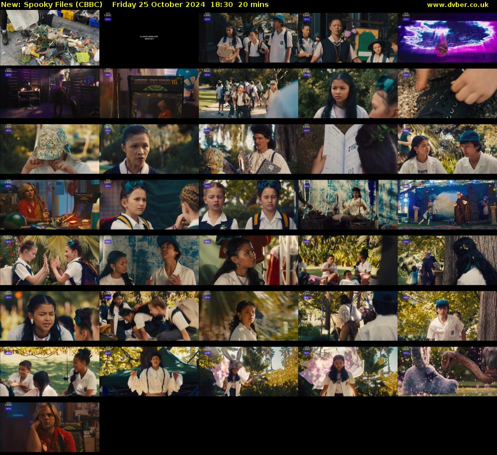Spooky Files (CBBC) Friday 25 October 2024 18:30 - 18:50