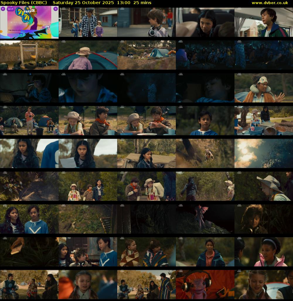 Spooky Files (CBBC) Saturday 25 October 2025 13:00 - 13:25