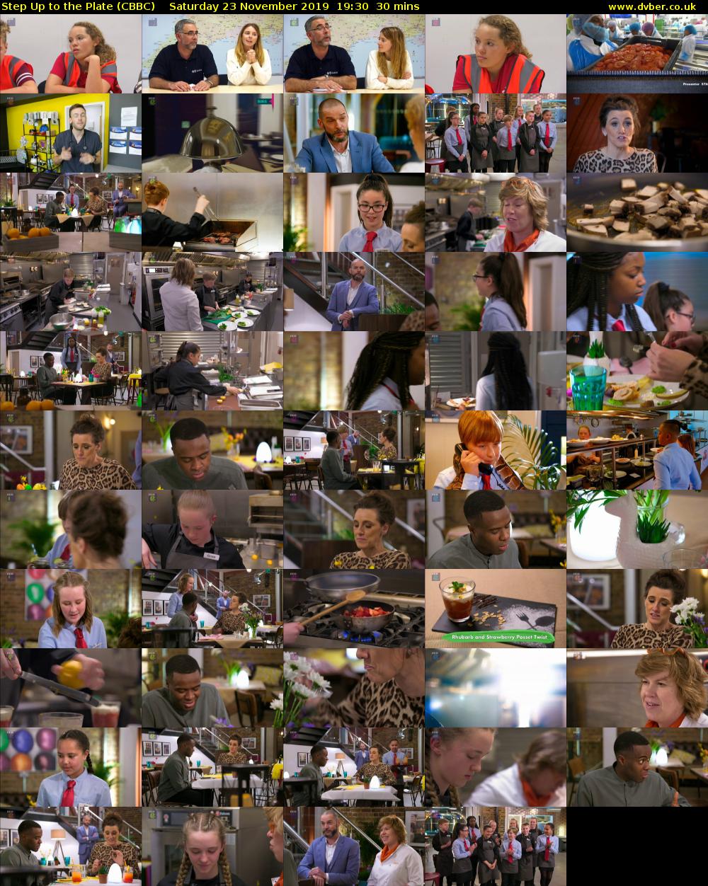 Step Up to the Plate (CBBC) Saturday 23 November 2019 19:30 - 20:00