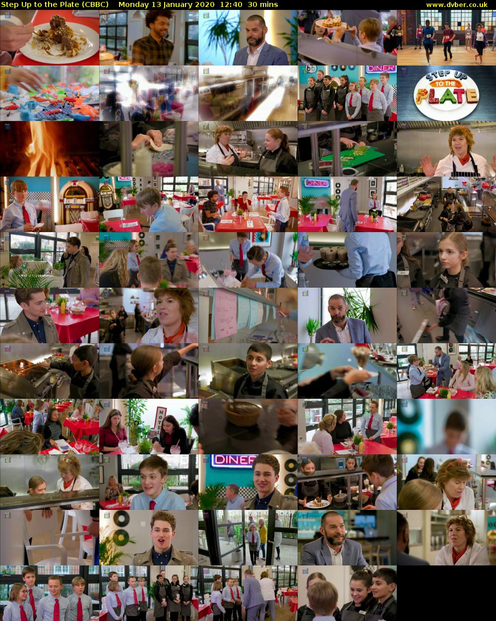 Step Up to the Plate (CBBC) Monday 13 January 2020 12:40 - 13:10