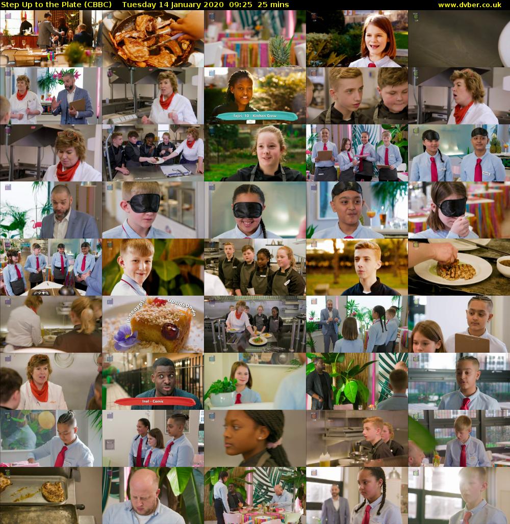 Step Up to the Plate (CBBC) Tuesday 14 January 2020 09:25 - 09:50