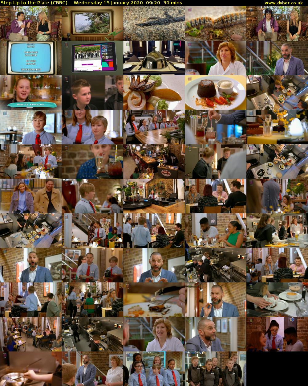Step Up to the Plate (CBBC) Wednesday 15 January 2020 09:20 - 09:50