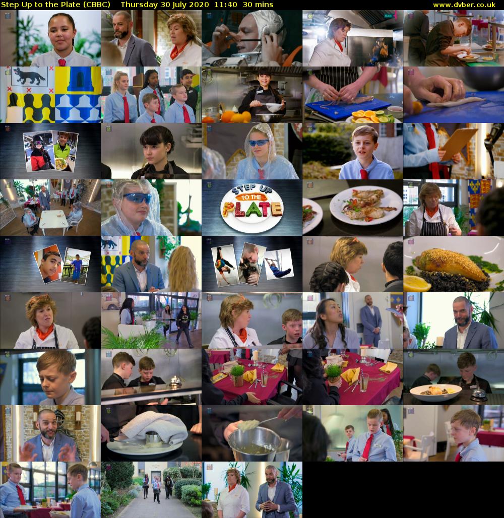 Step Up to the Plate (CBBC) Thursday 30 July 2020 11:40 - 12:10