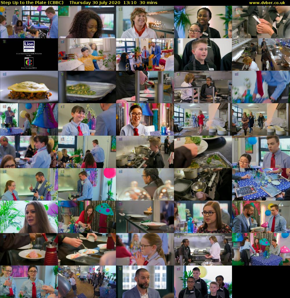 Step Up to the Plate (CBBC) Thursday 30 July 2020 13:10 - 13:40
