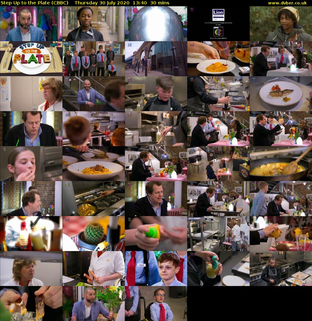 Step Up to the Plate (CBBC) Thursday 30 July 2020 13:40 - 14:10