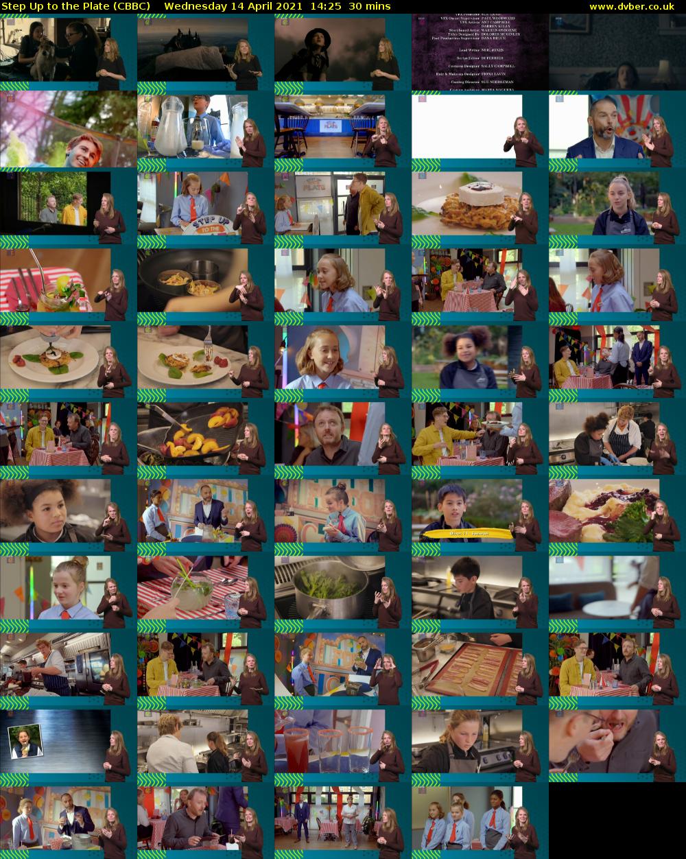 Step Up to the Plate (CBBC) Wednesday 14 April 2021 14:25 - 14:55