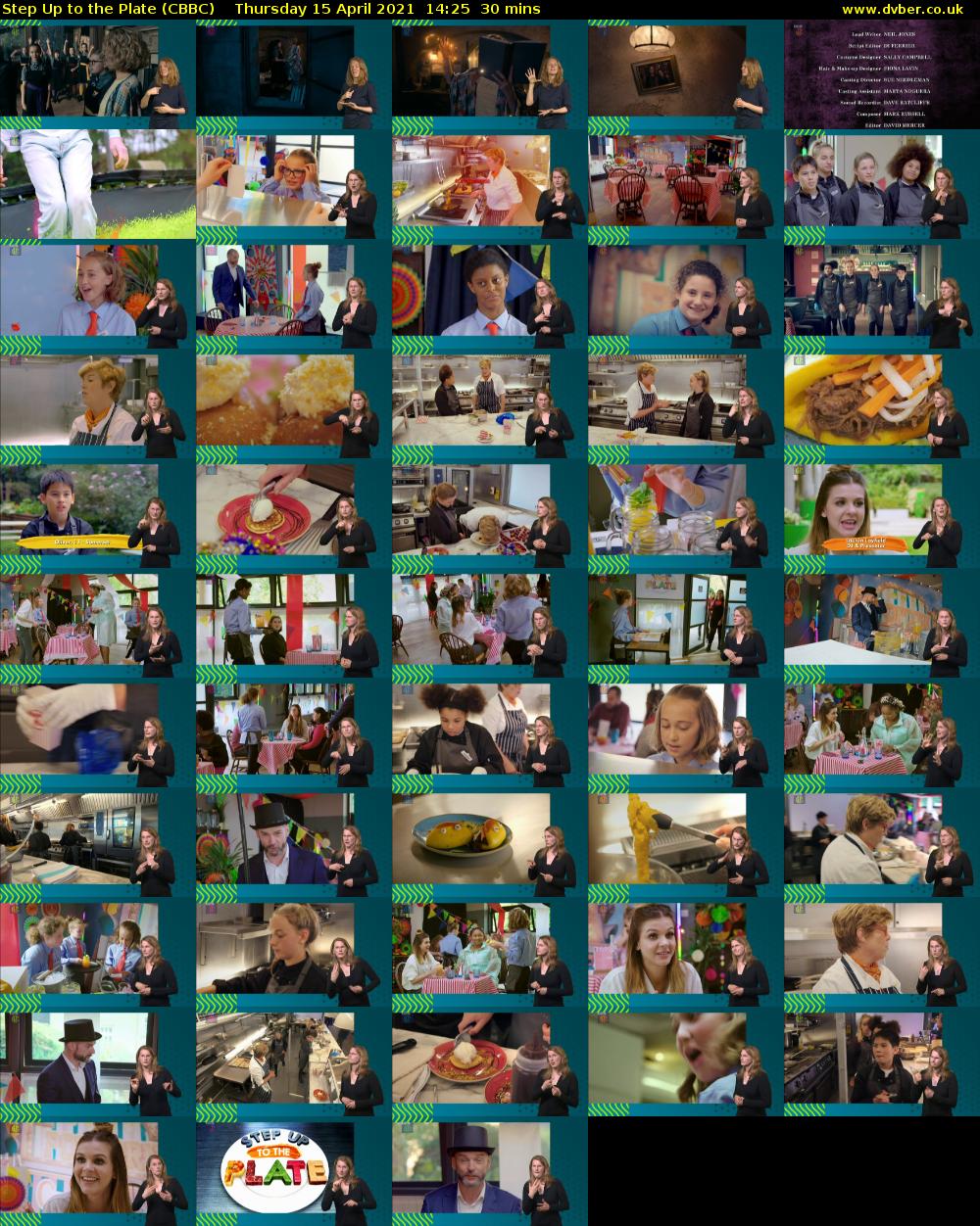 Step Up to the Plate (CBBC) Thursday 15 April 2021 14:25 - 14:55