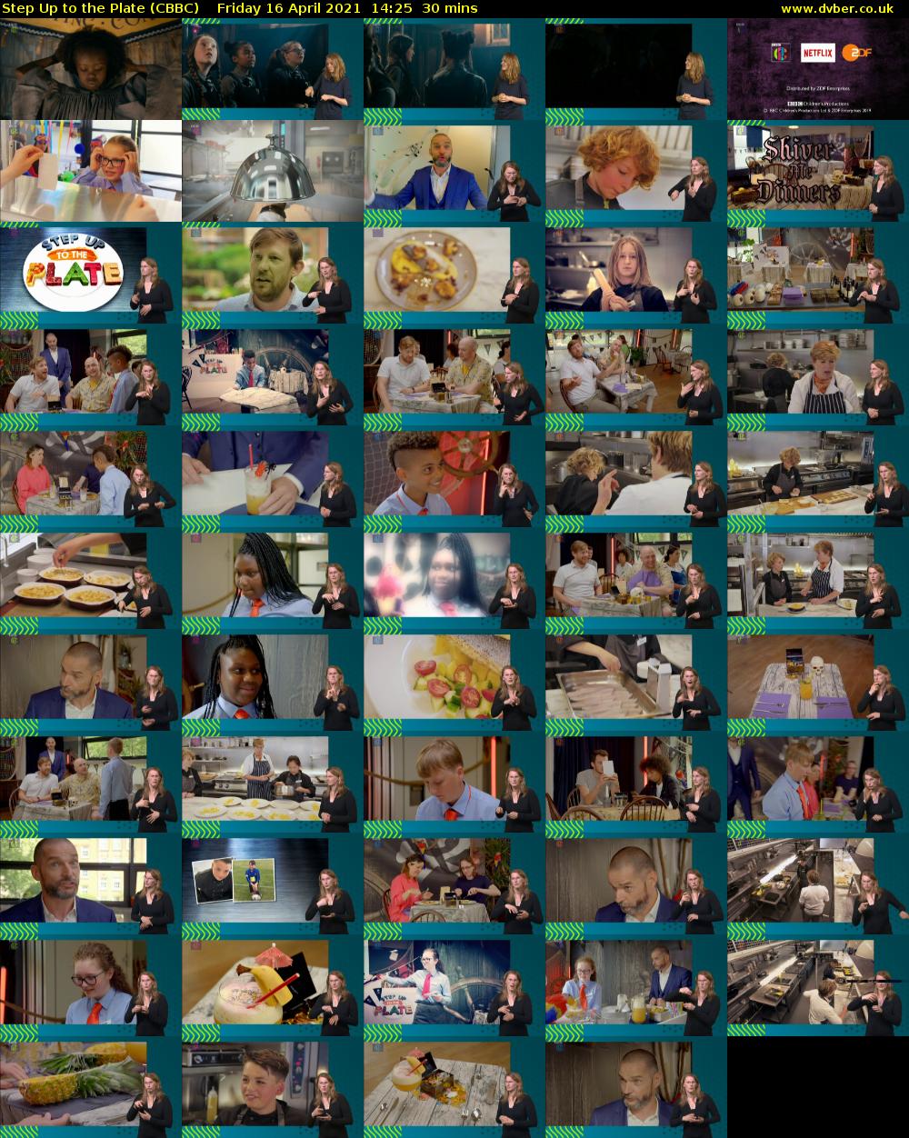 Step Up to the Plate (CBBC) Friday 16 April 2021 14:25 - 14:55