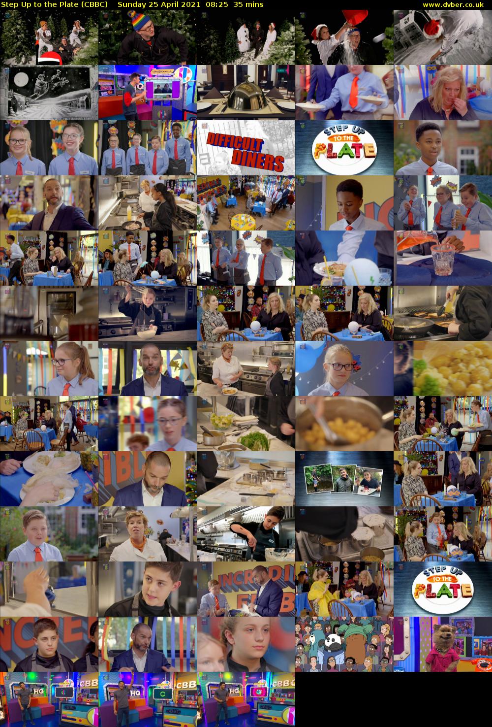 Step Up to the Plate (CBBC) Sunday 25 April 2021 08:25 - 09:00
