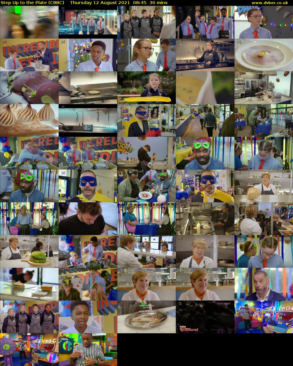 Step Up to the Plate (CBBC) Thursday 12 August 2021 08:45 - 09:15