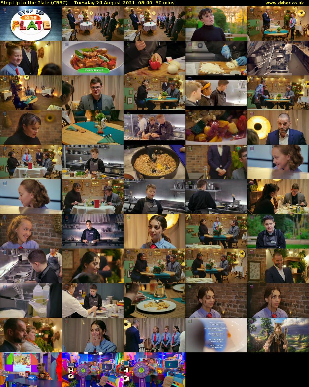 Step Up to the Plate (CBBC) Tuesday 24 August 2021 08:40 - 09:10