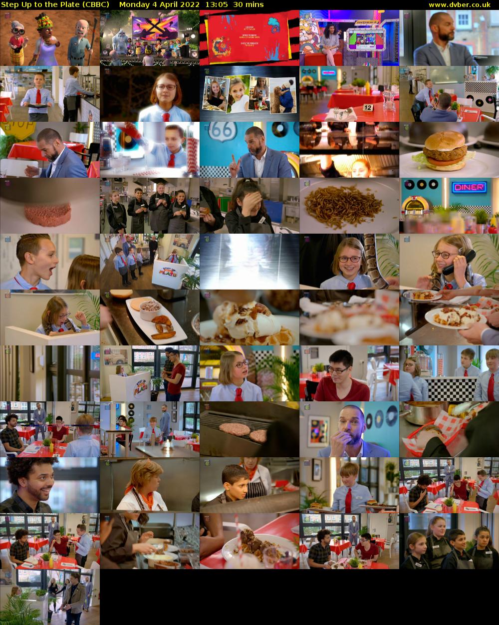 Step Up to the Plate (CBBC) Monday 4 April 2022 13:05 - 13:35
