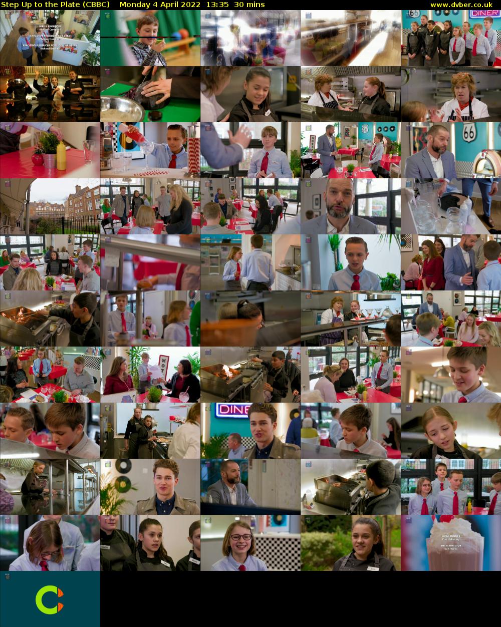 Step Up to the Plate (CBBC) Monday 4 April 2022 13:35 - 14:05
