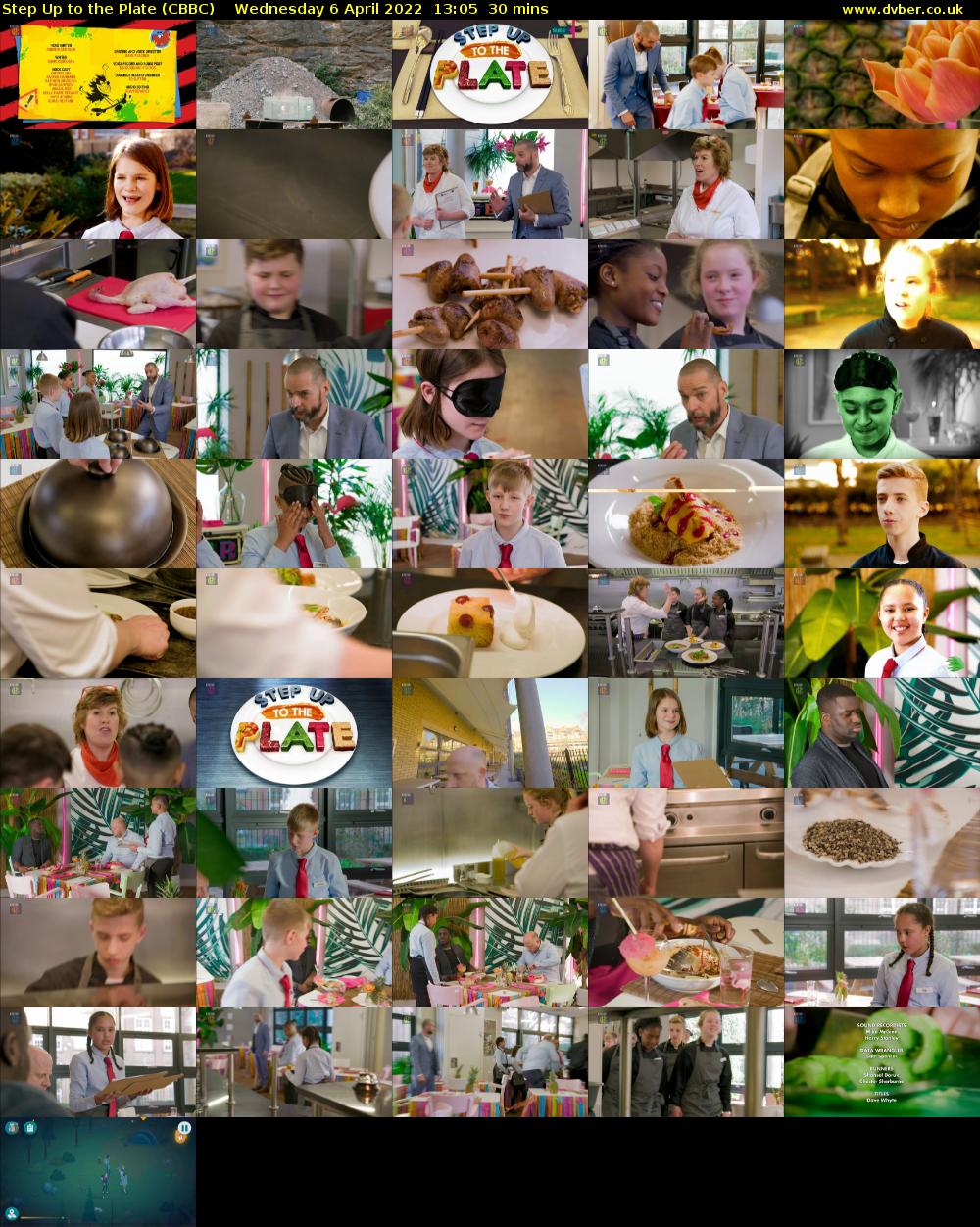 Step Up to the Plate (CBBC) Wednesday 6 April 2022 13:05 - 13:35