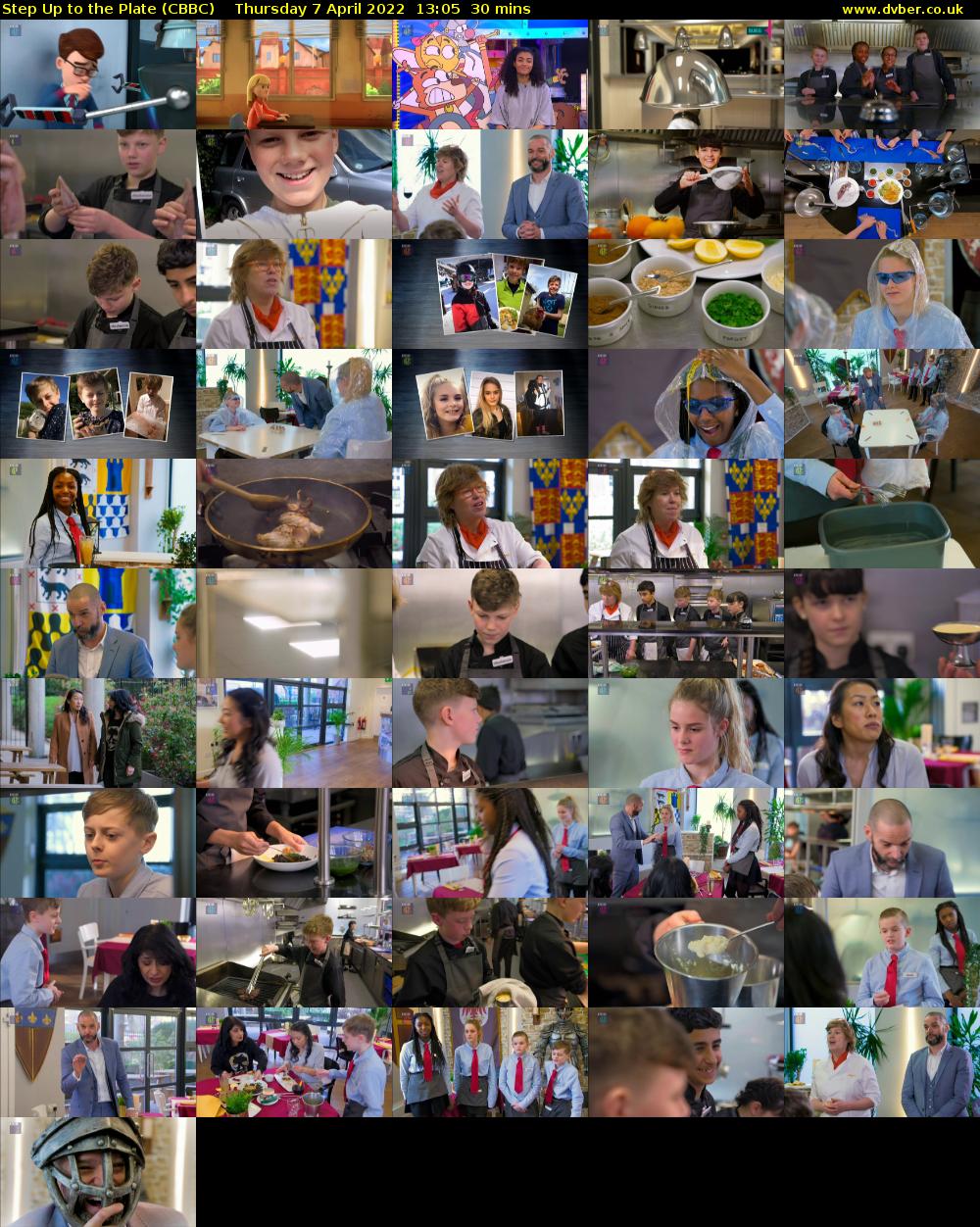 Step Up to the Plate (CBBC) Thursday 7 April 2022 13:05 - 13:35