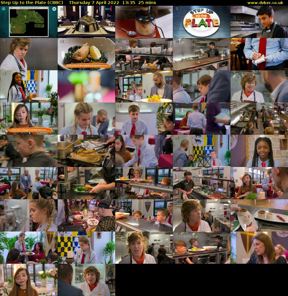 Step Up to the Plate (CBBC) Thursday 7 April 2022 13:35 - 14:00