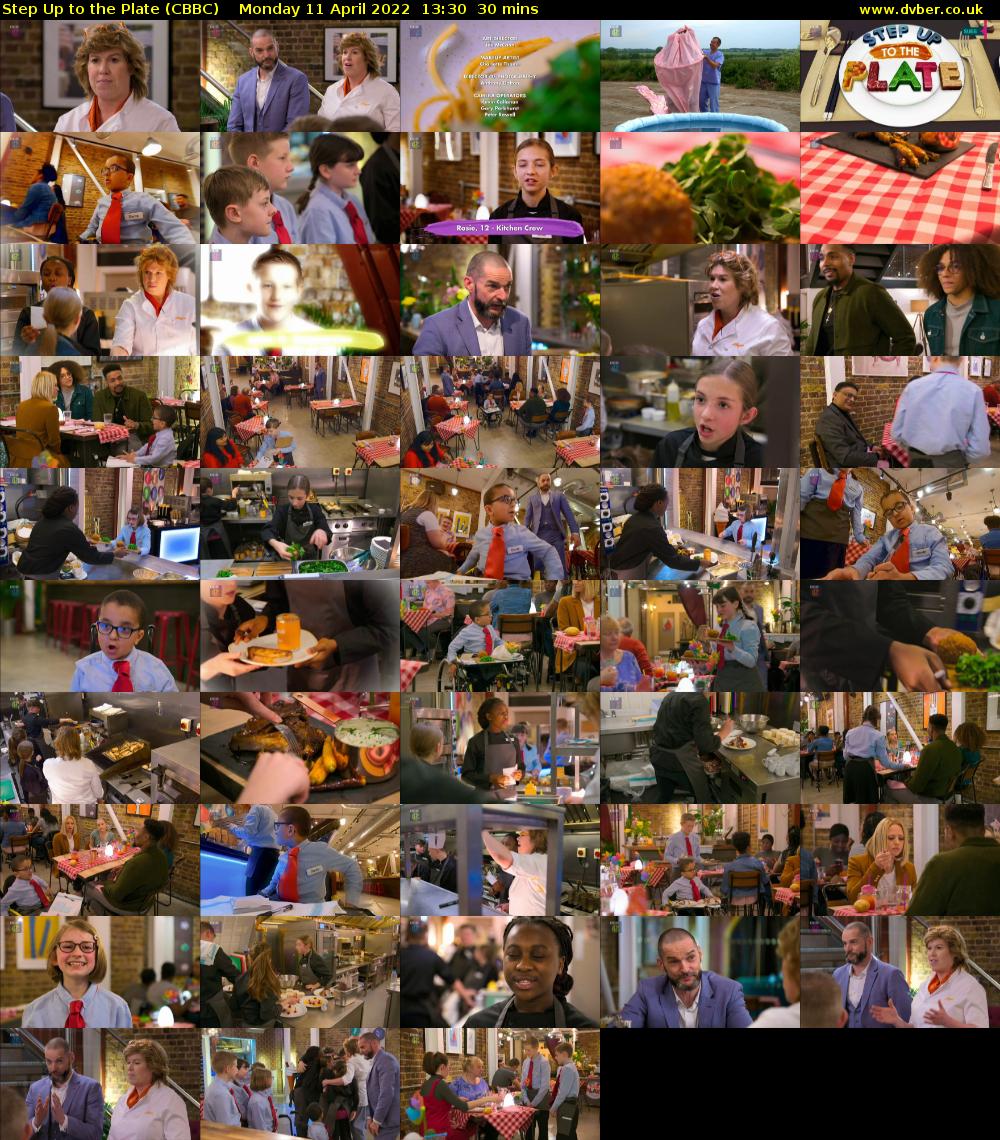 Step Up to the Plate (CBBC) Monday 11 April 2022 13:30 - 14:00