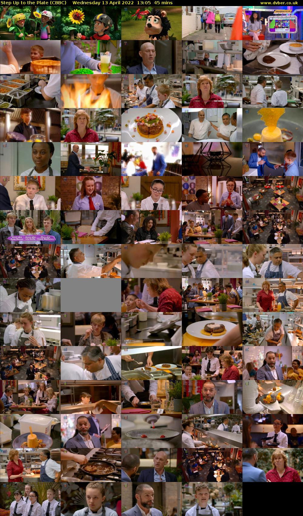 Step Up to the Plate (CBBC) Wednesday 13 April 2022 13:05 - 13:50